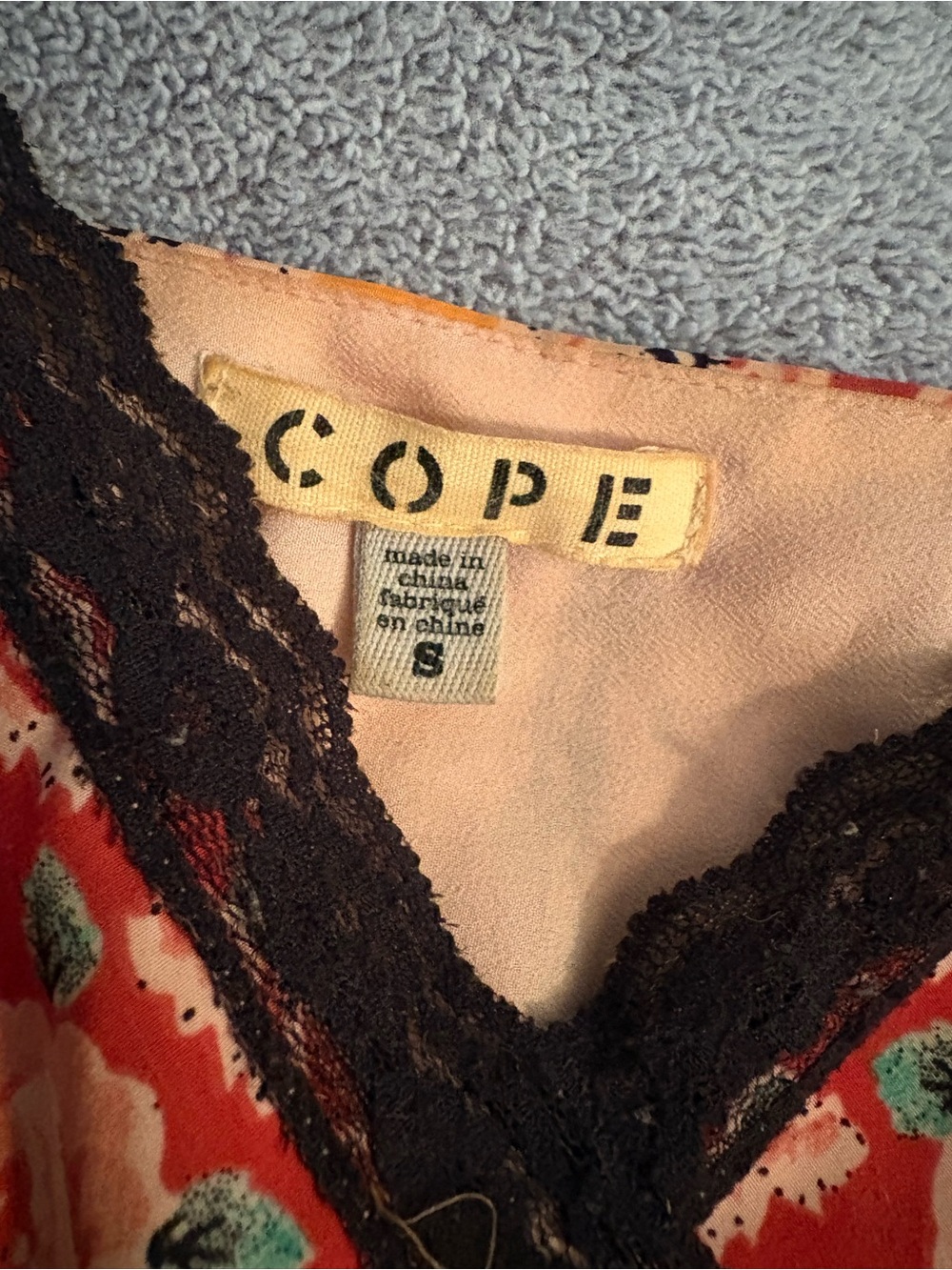 Vintage Y2K Cope Babydoll Slip Dress Tapestry Small - Picture 6 of 9